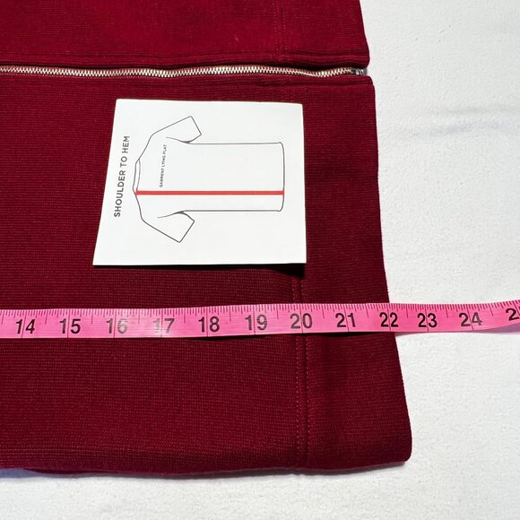 ❤️ Talbots Red Full-Zip Sweater - Size Small 100% cotton  elegant + high-quality - Picture 9 of 10